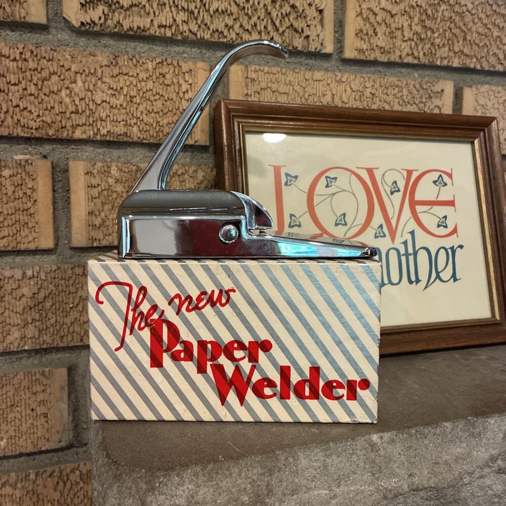 Mid Century Vintage The New Paper Welder USA Made Great Condition w/Original Box